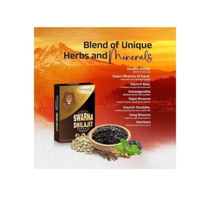 Patanjali Swarna Shilajit Capsule